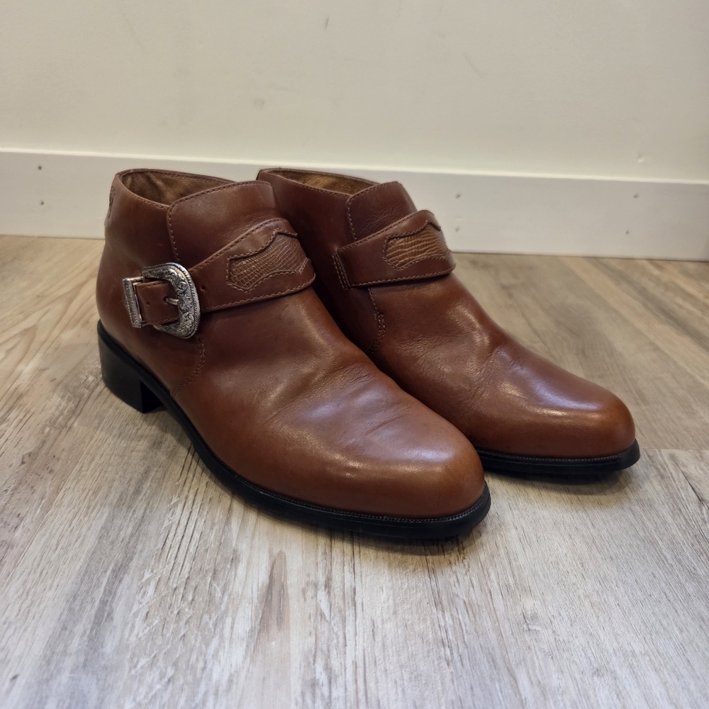 Ariat Booties With Buckle Strap Short Boots